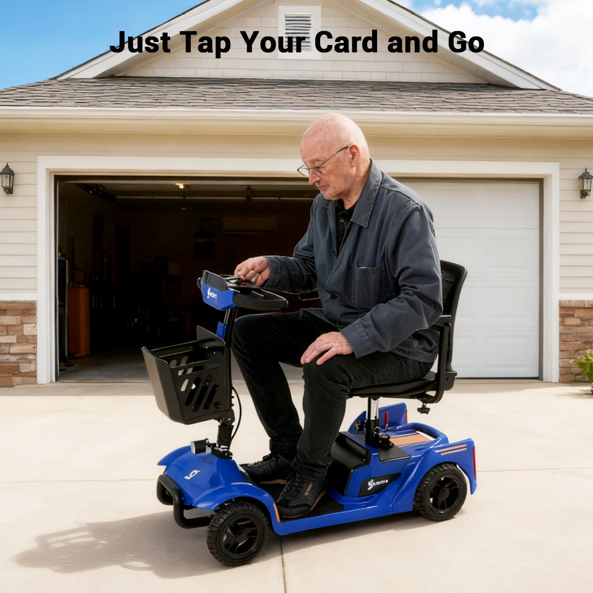 GANODS - W3431Q – NFC Smart Foldable Mobility Scooter