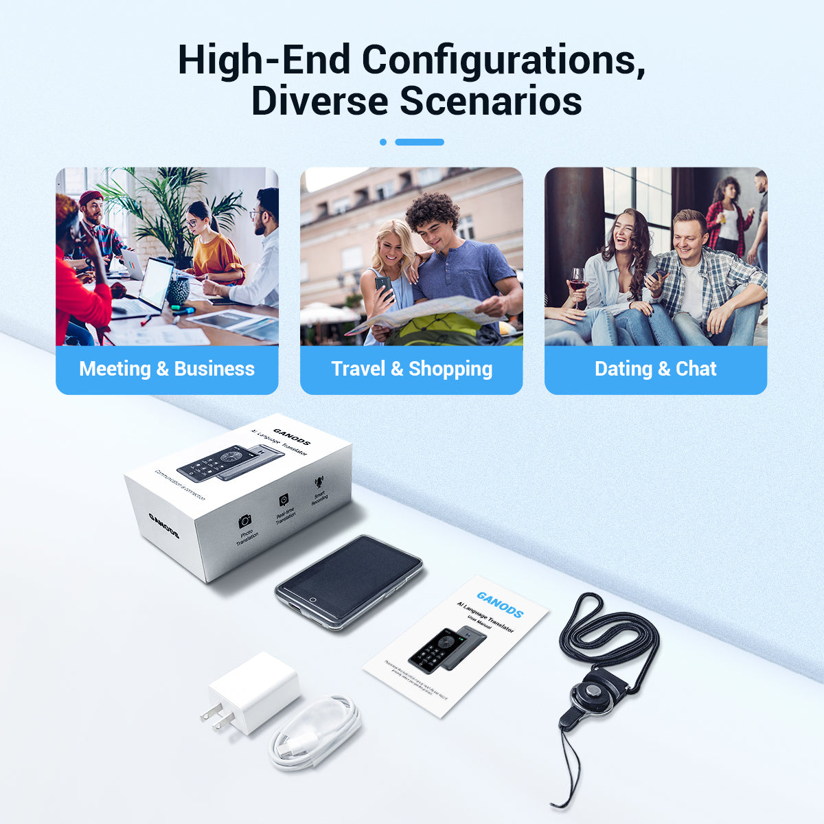 GANODS GH12B Pocket Translators