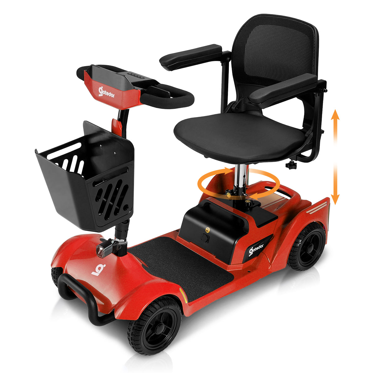 GANODS - W3431Q – NFC Smart Foldable Mobility Scooter